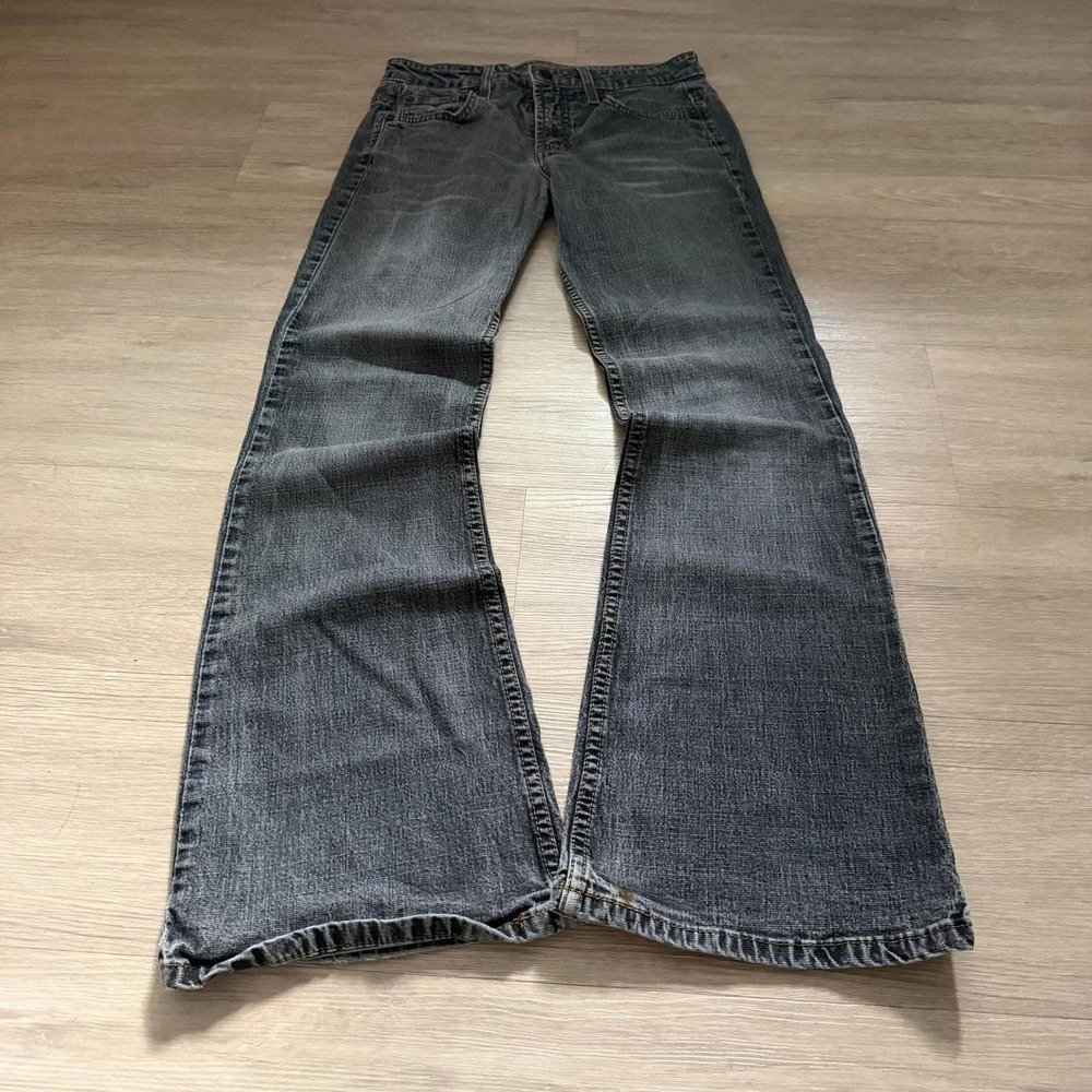 26x30 Black Grunge Bootcut Jeans Y2K 2000s Vintage